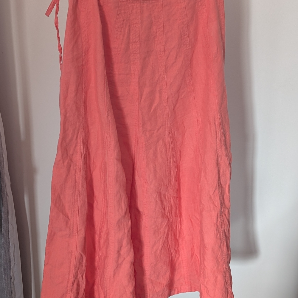 Talbots Coral Maxi Skirt - Wrap Style